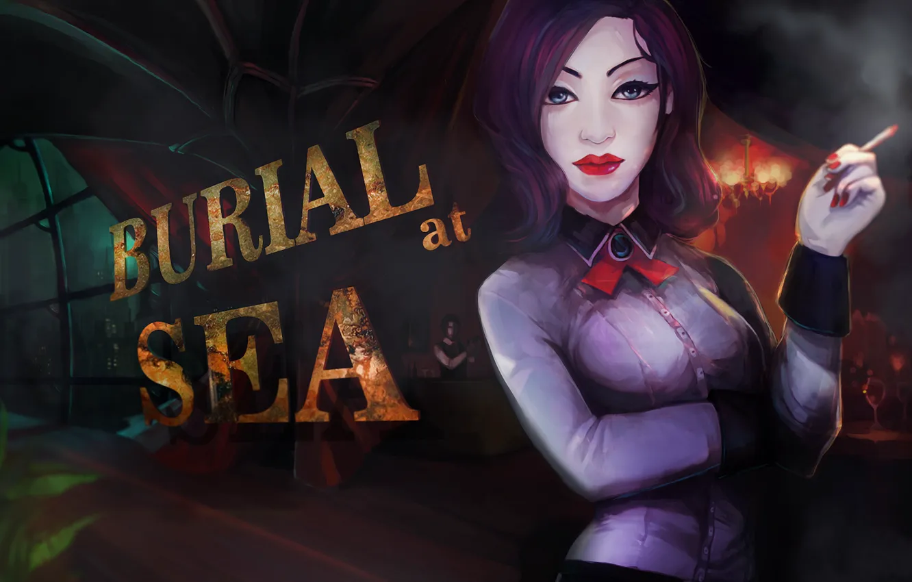 Фото обои 2K Games, Elizabeth, Irrational Games, BioShock Infinite, Burial at Sea