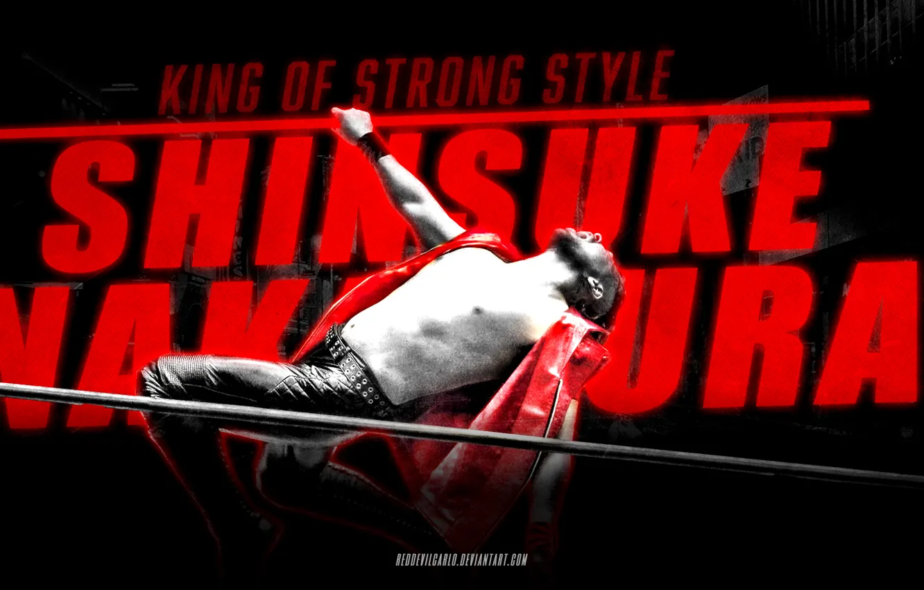 Фото обои Wrestling, king of strong style, nakamura shinsuke, Shinsuke Nakamura