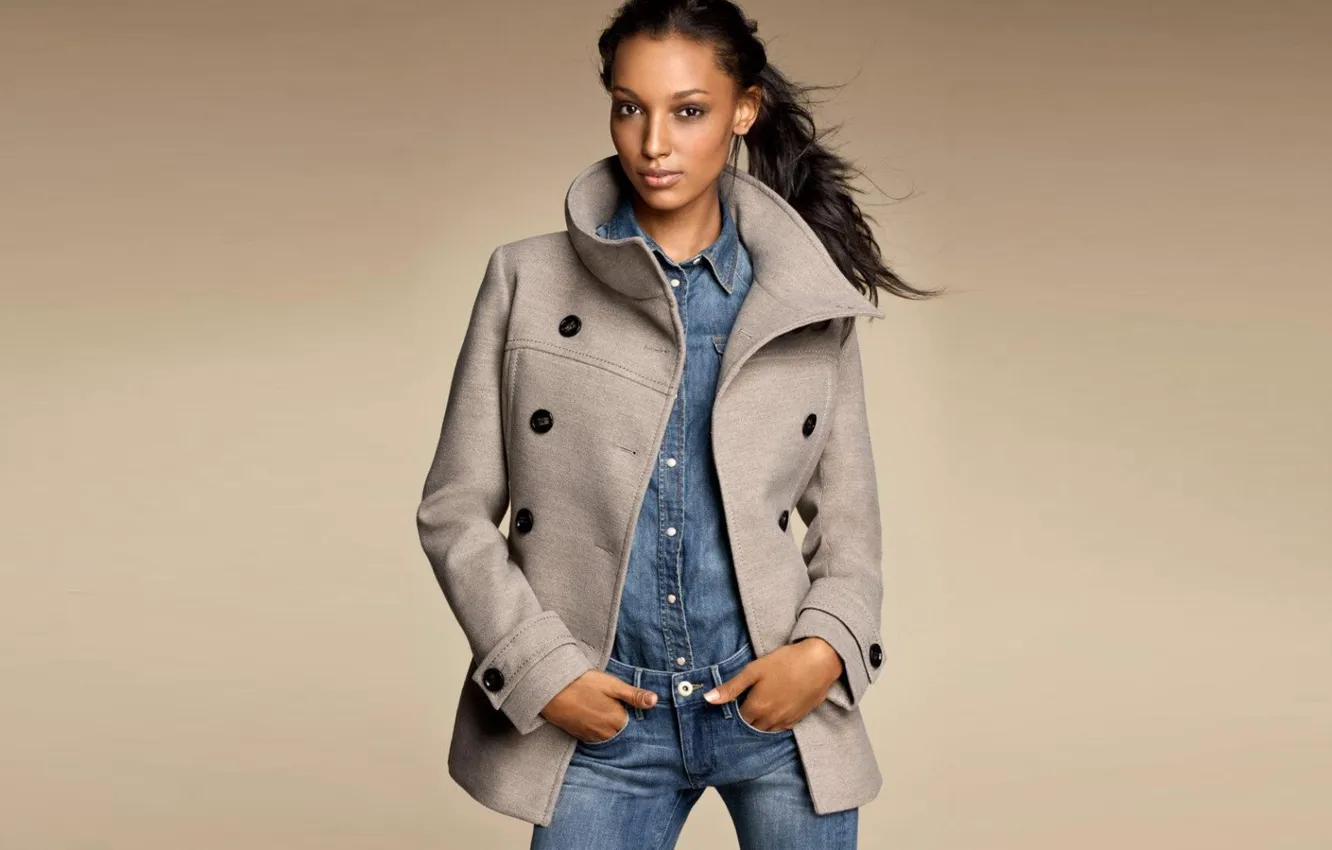 Фото обои blue, model, brunette, Jasmine, Tookes, Jans