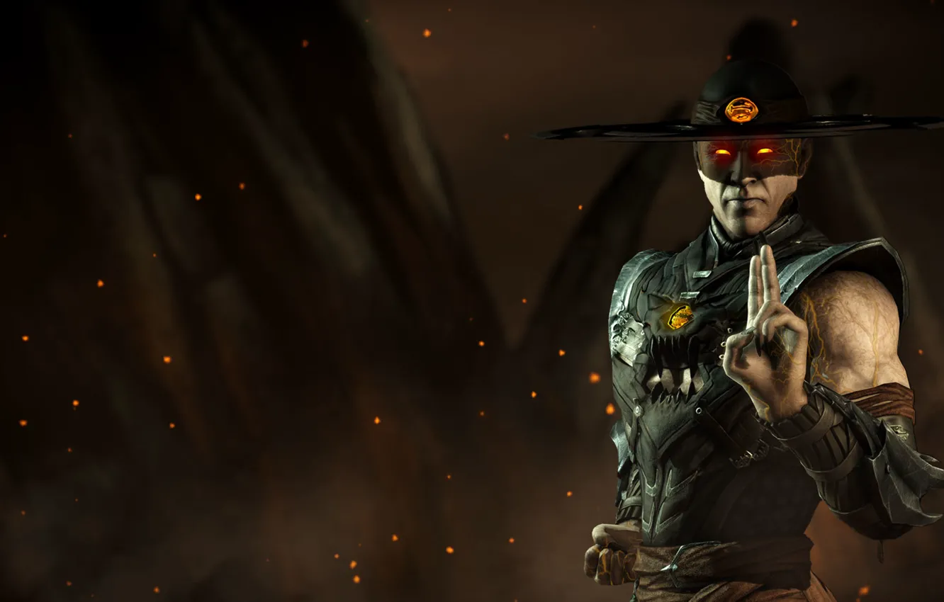 Фото обои ghost, Mortal Kombat X, revenant, Kung Lao