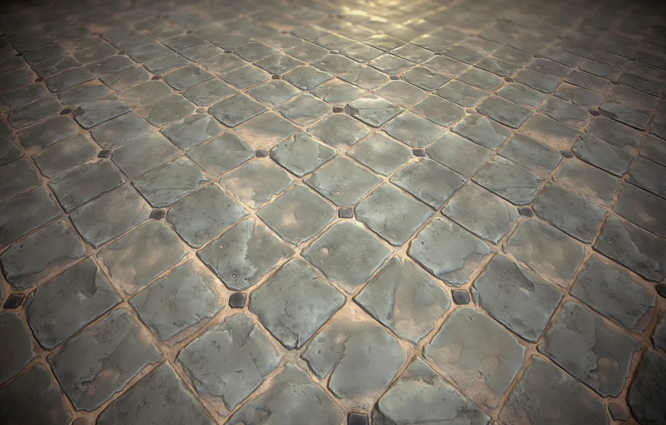 Фото обои рендеринг, текстура, арт, Stephen Honegger, Stylized texture - Diamond paving study