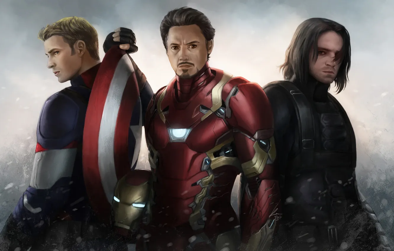 Фото обои герой, Iron Man, Marvel, костюмы, Капитан Америка, Captain America, Chris Evans, Tony Stark