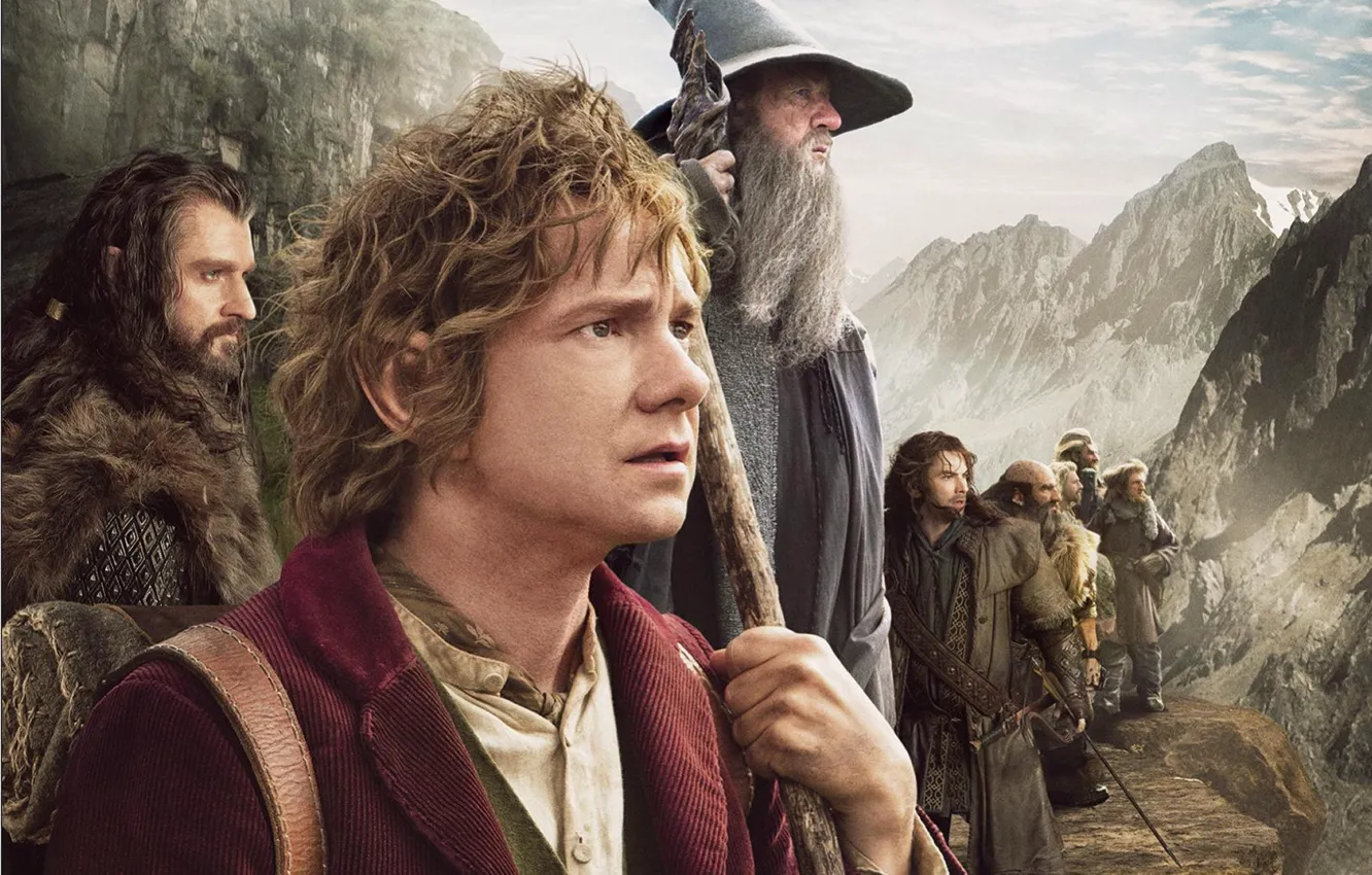 Фото обои герои, The Hobbit, An Unexpected Journey