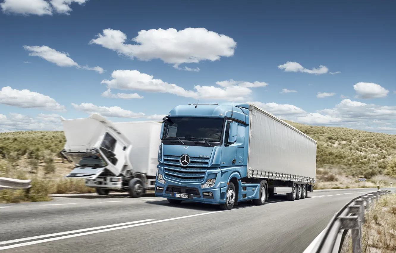 Фото обои Германия, Грузовик, Mercedes-Benz Actros