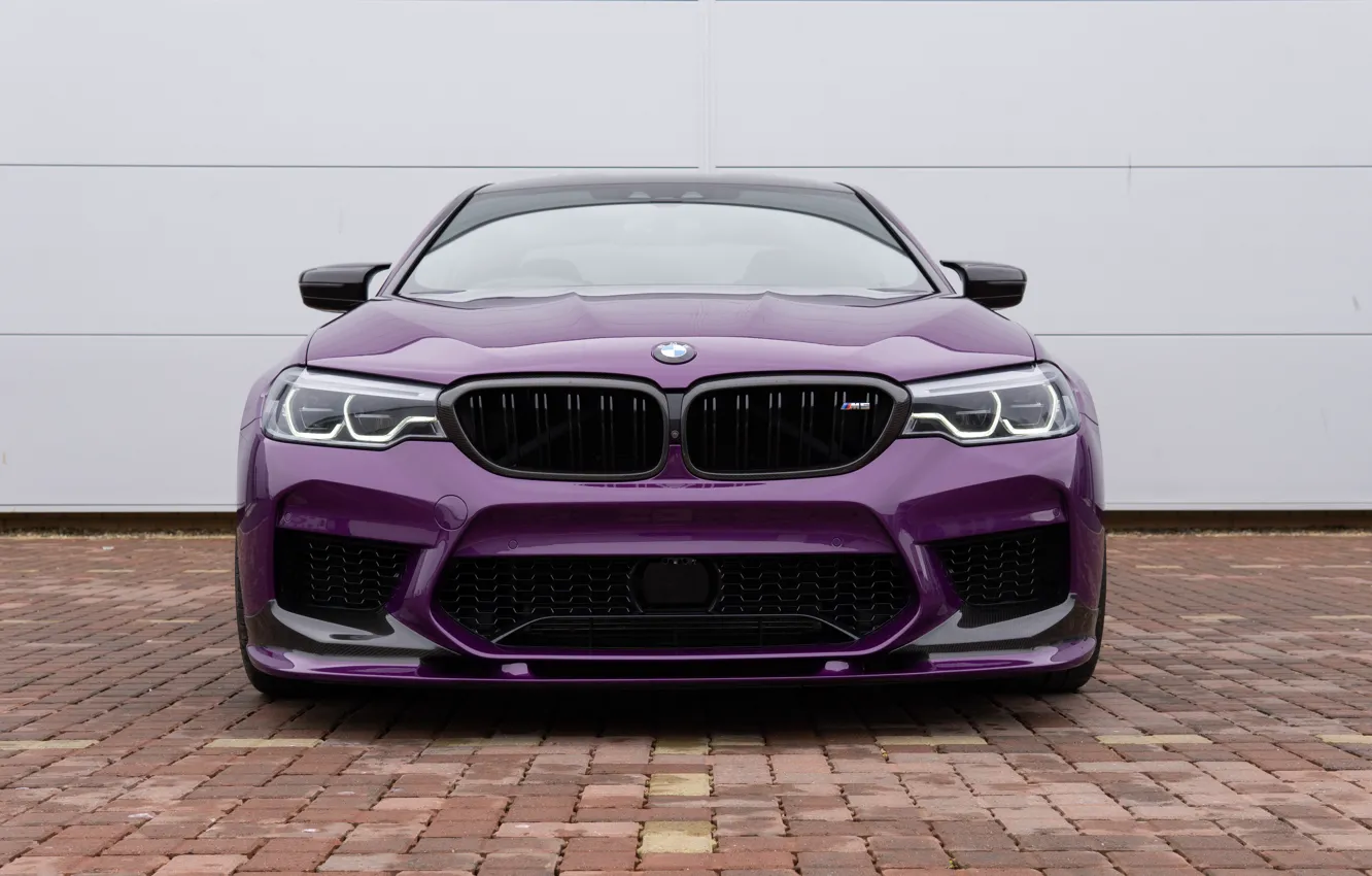 Фото обои BMW, Purple, Face, Sight, F90