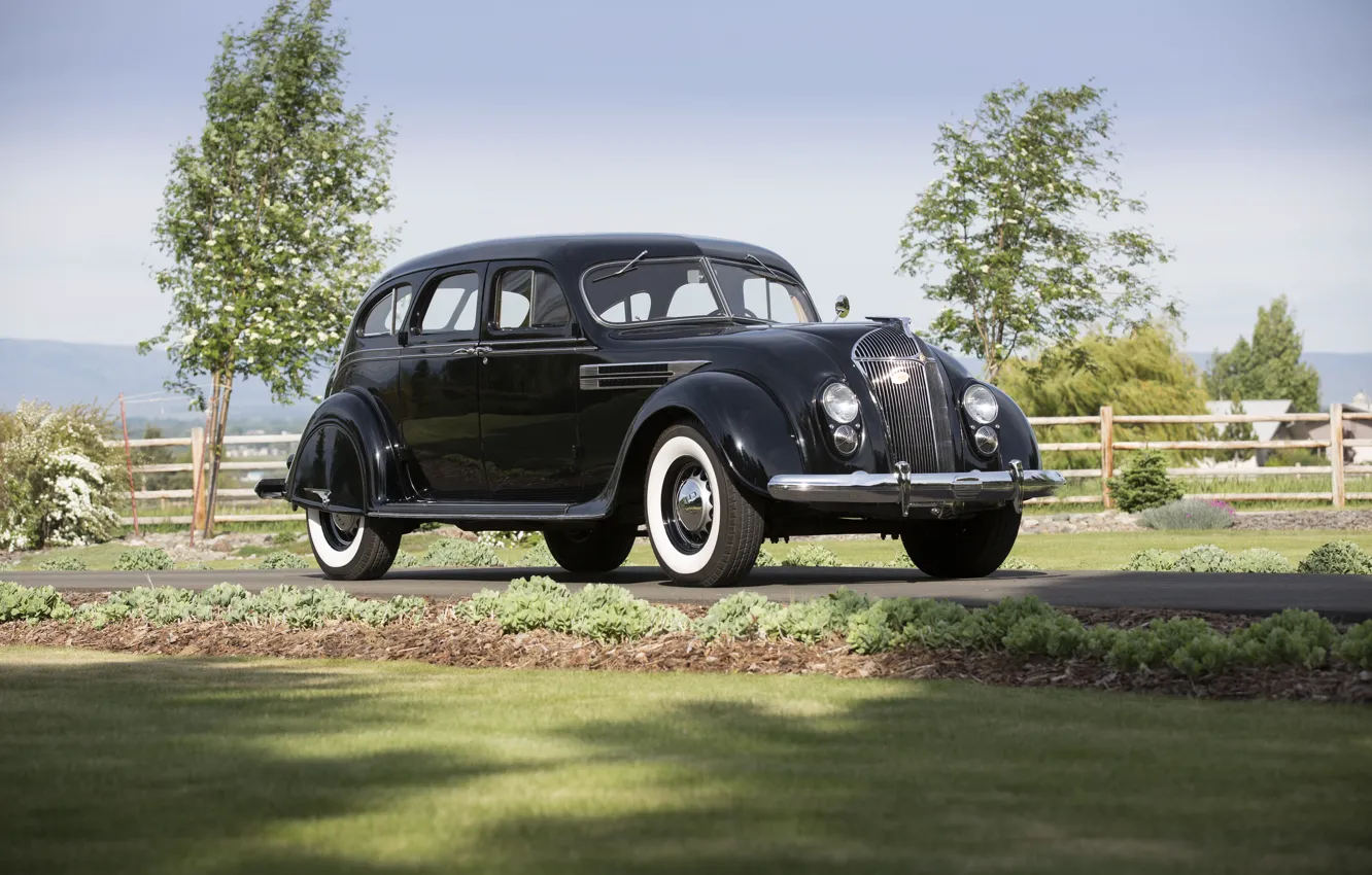 Фото обои ретро, Imperial, Chrysler, 1936, Airflow