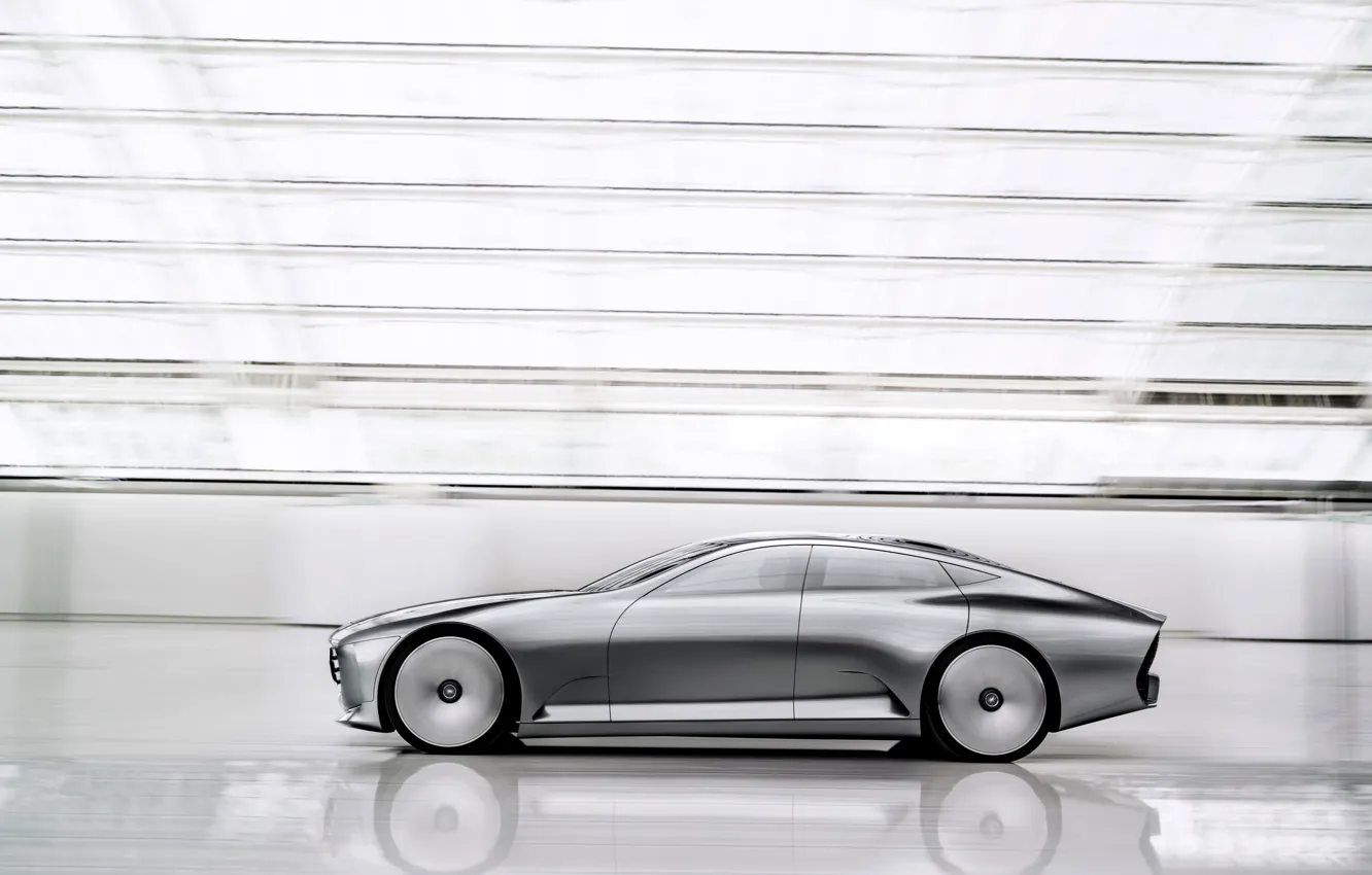 Фото обои Mercedes-Benz, в движении, 2015, Intelligent Aerodynamic Automobile, Concept IAA