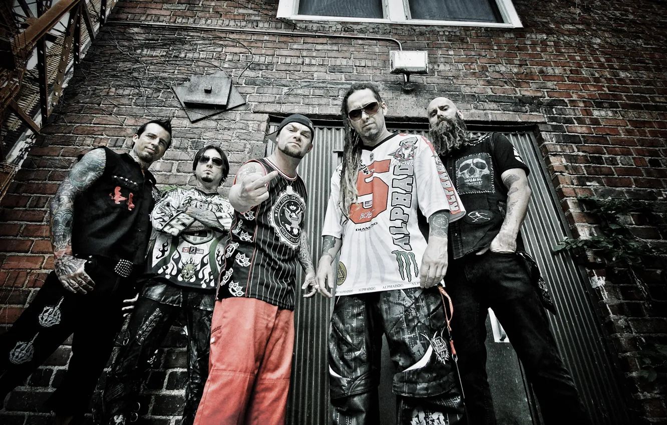 Фото обои Metal, Five Finger Death Punch, 5FDP, FFDP, Groove, Chris Kael, Jeremy Spencer, Jason Hook