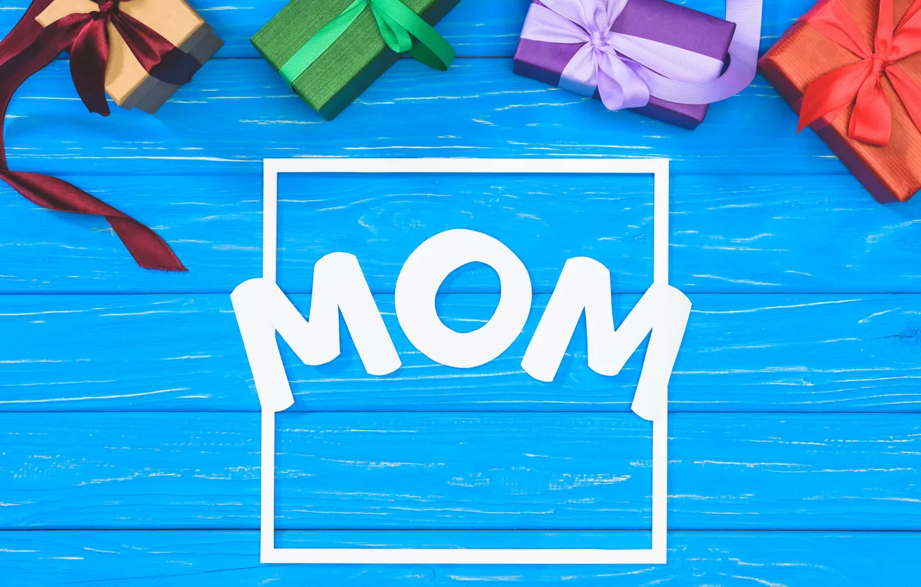 Фото обои праздник, подарок, 8 марта