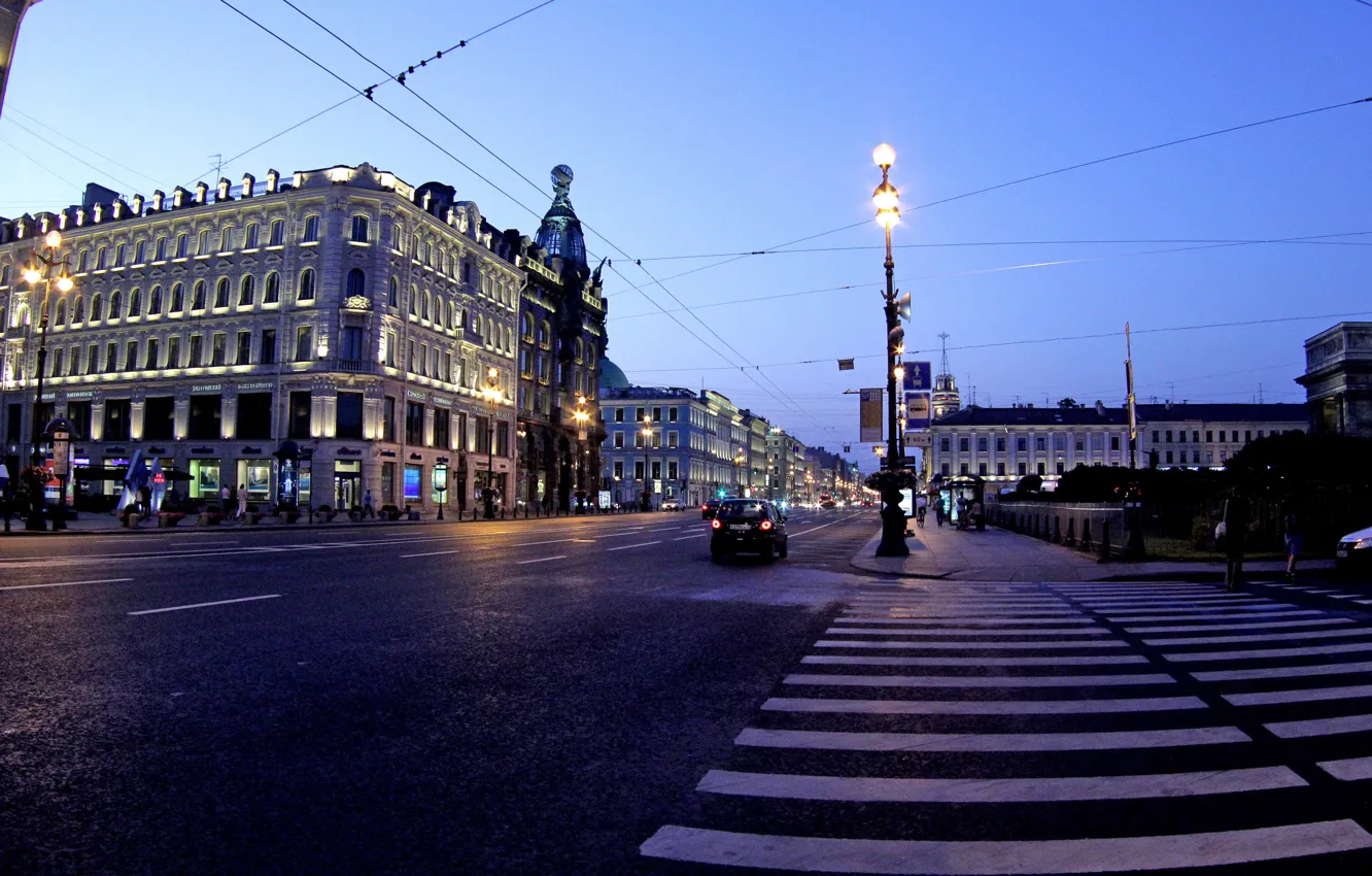 Фото обои машины, движение, улица, Питер, Санкт-Петербург, Россия, Russia, спб