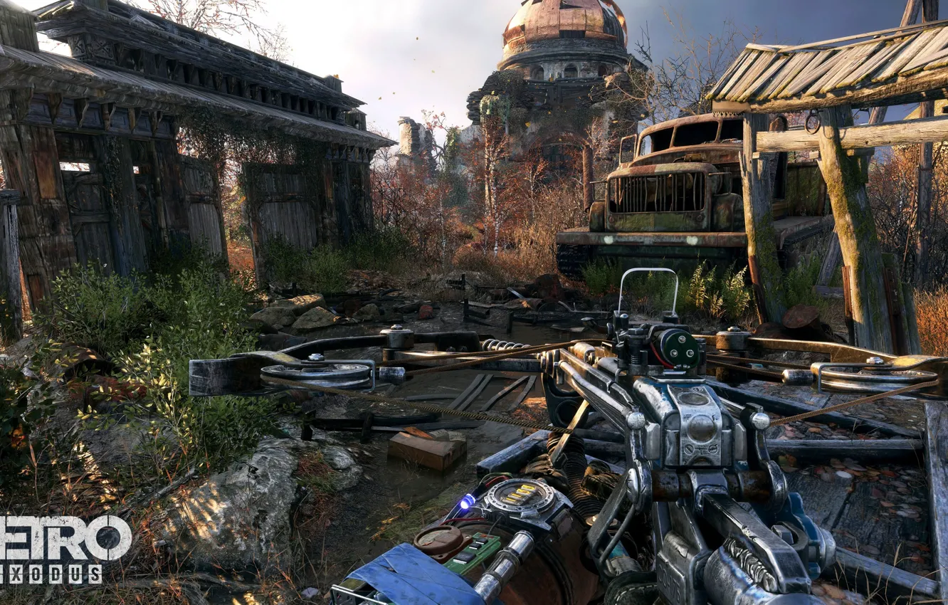 Фото обои game, weapon, survivor, arrow, Metro Exodus
