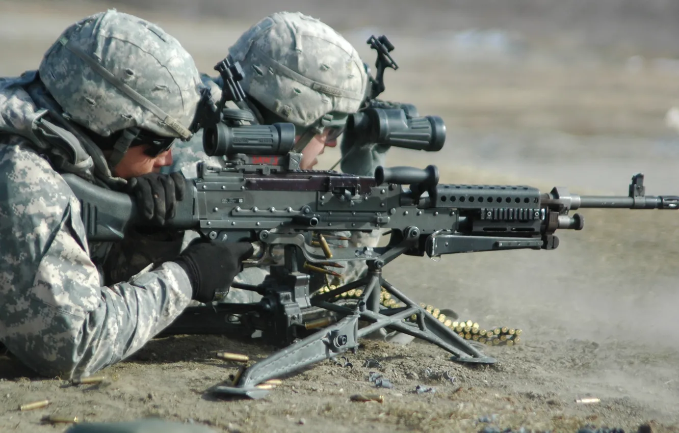 Фото обои оружие, стрельба, Солдаты, экипировка