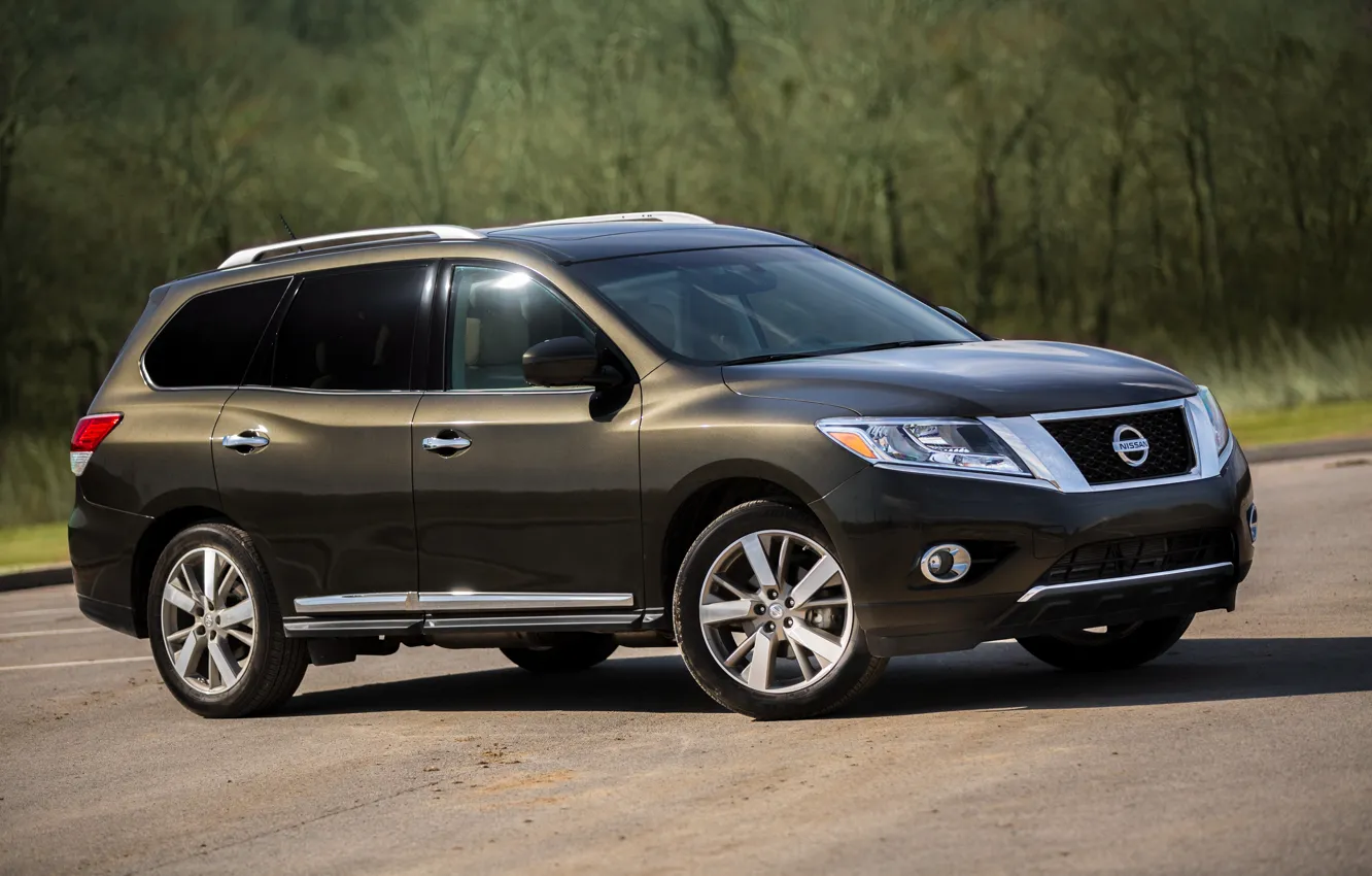 Фото обои Nissan, ниссан, Pathfinder, US-spec, 2014, патфайндер, R52