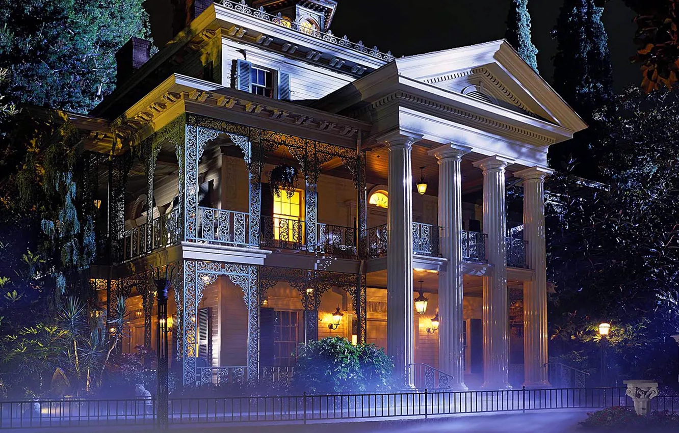Фото обои дом, вечер, house, haunted, New Orlean, Mansion