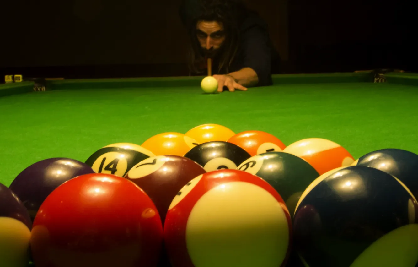 Фото обои snooker, Billiards, colour balls