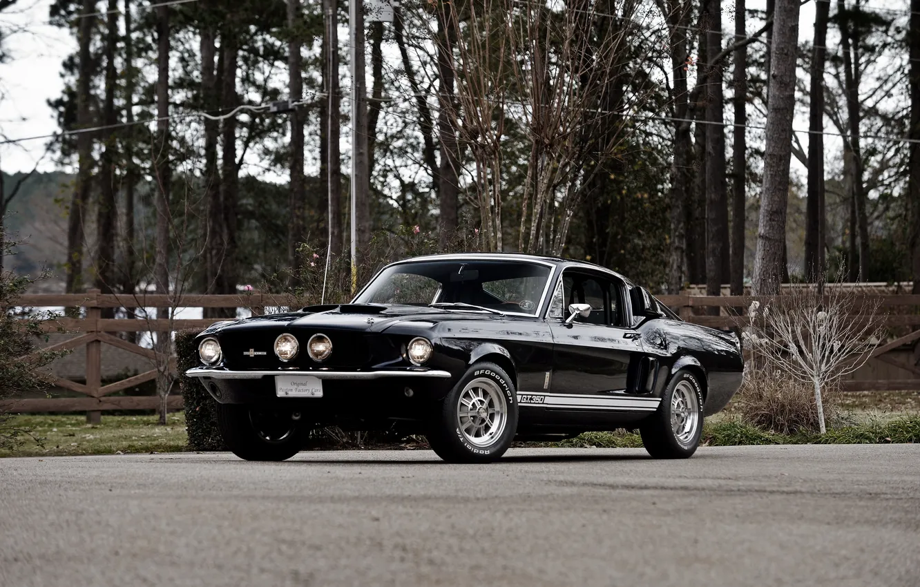 Фото обои Mustang, Ford, Shelby, мустанг, форд, шелби, 1967, GT350