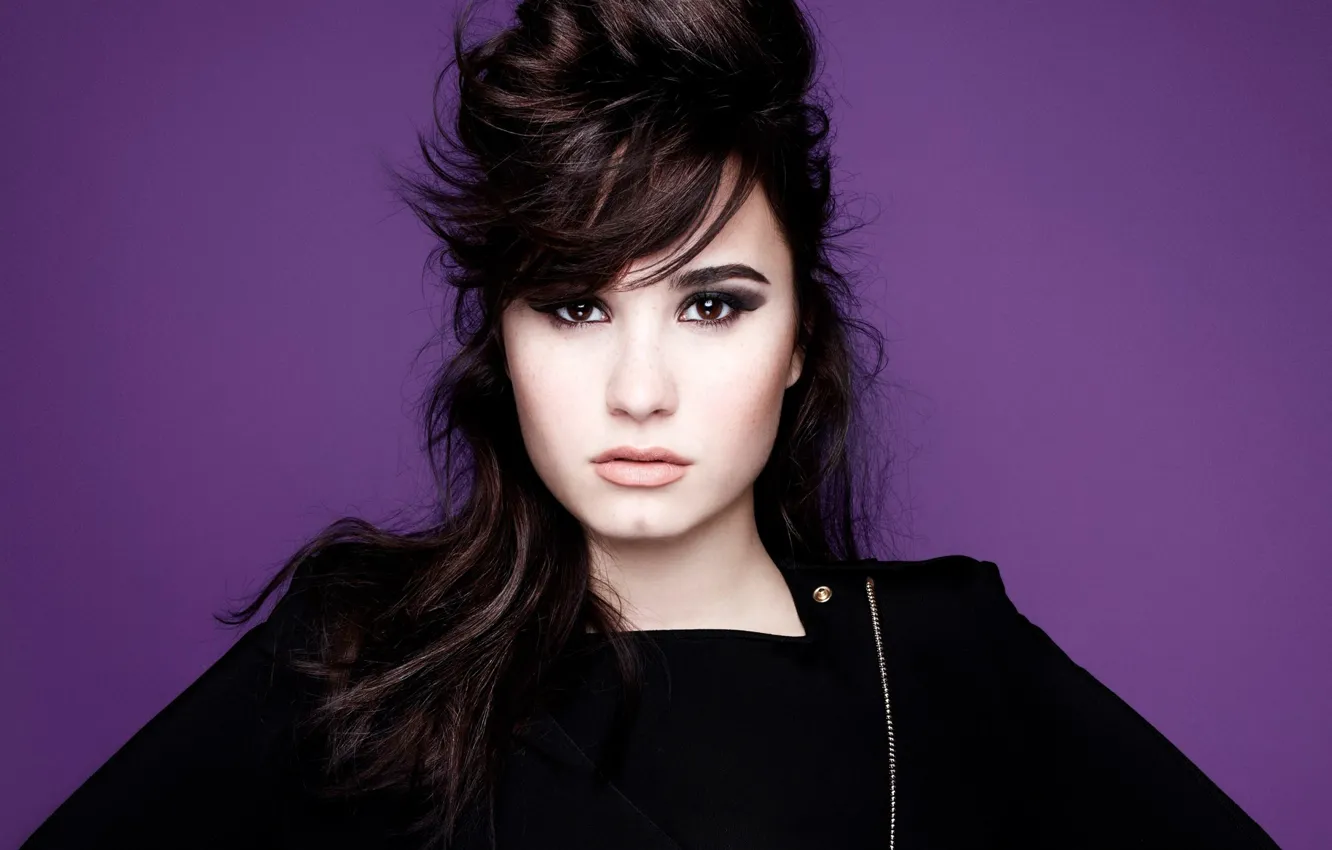 Фото обои взгляд, лицо, актриса, брюнетка, певица, Деми Ловато, Demi Lovato, Demetria Devonne Lovato
