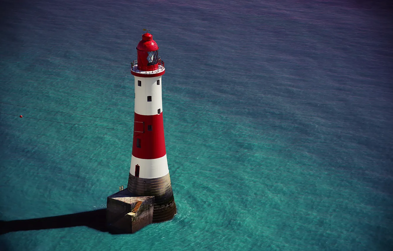 Фото обои seaside, shadow, lighthouse