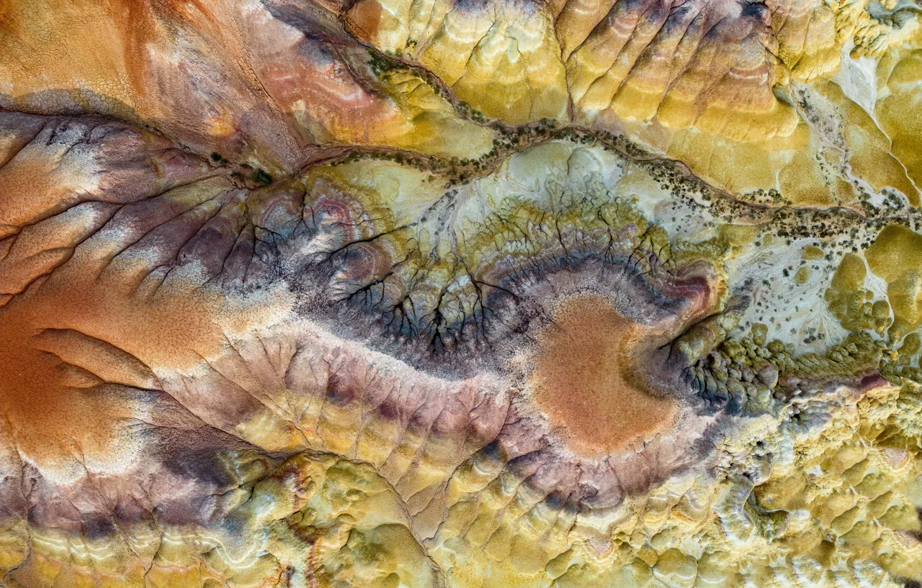 Фото обои colors, shapes, relief