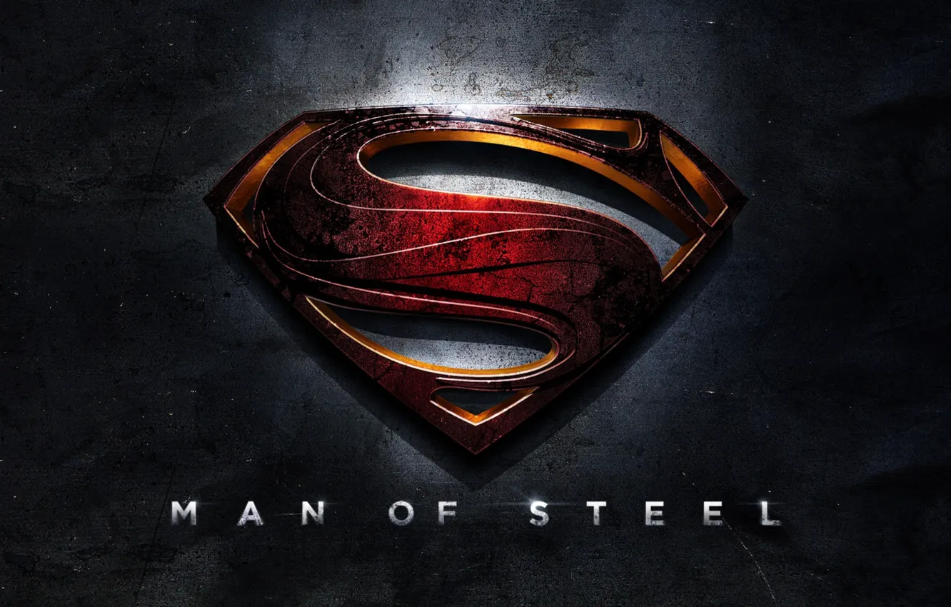 Фото обои Постер, Логотип, Superman, Человек из стали, Man of Steel
