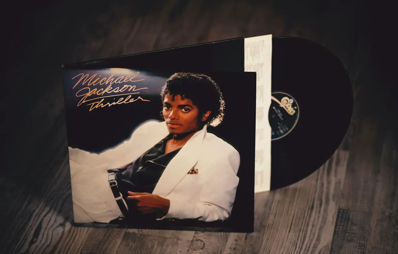 Фото обои Michael Jackson, vinyl, Thriller, RememberWhen