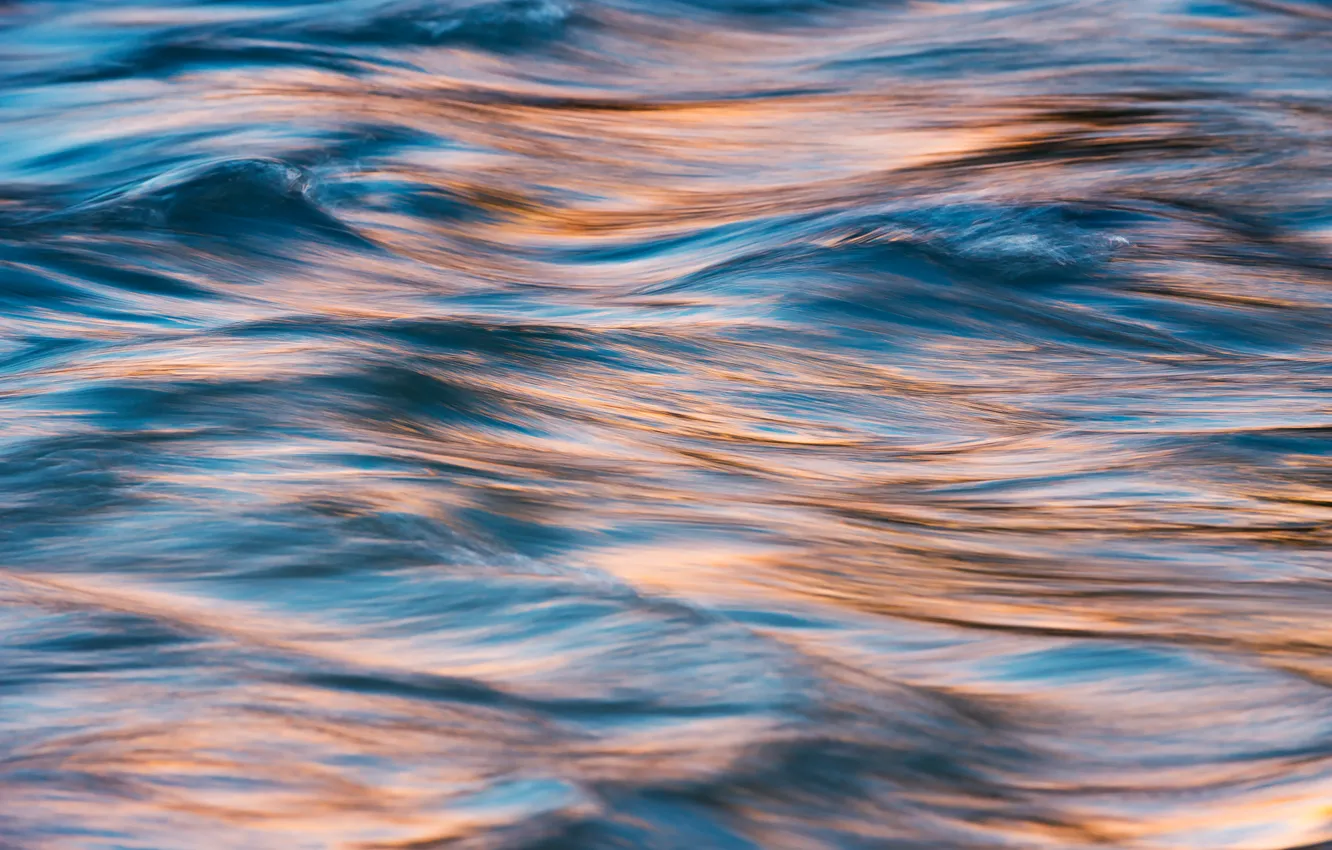 Фото обои свет, поток, утро, США, перелив, река Вирджин