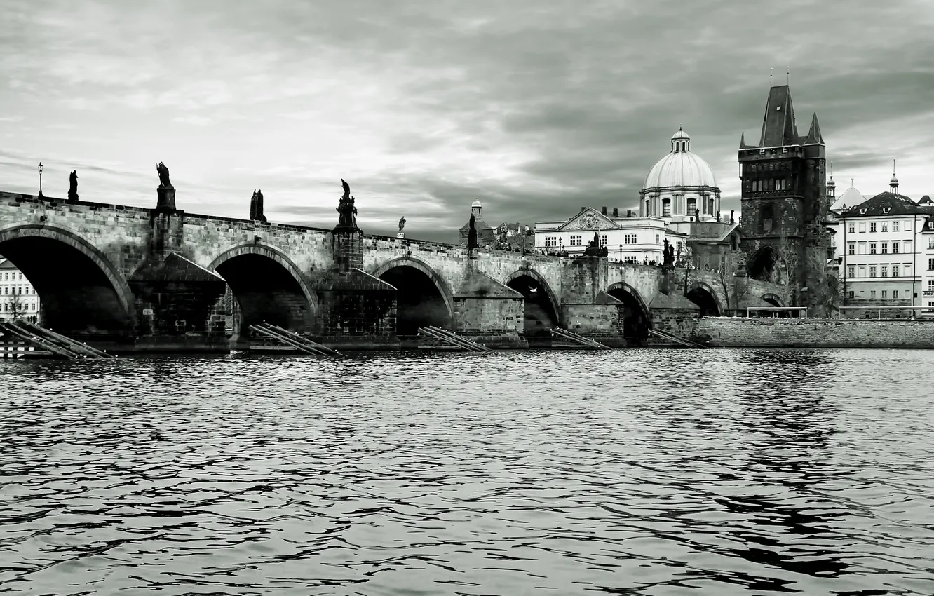 Фото обои Прага, Карлов мост, Обои Чехия