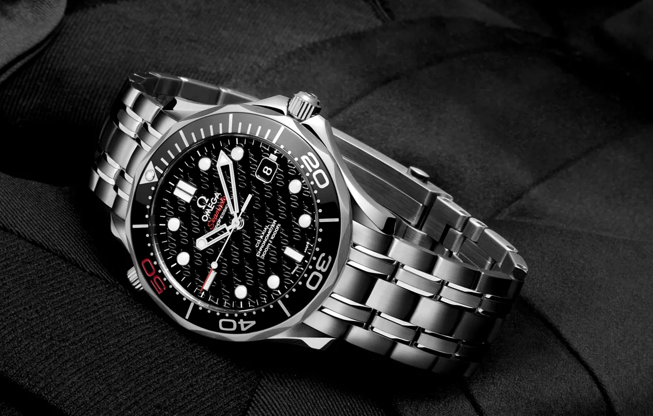 Фото обои Часы, 007, omega, james bond, seamaster