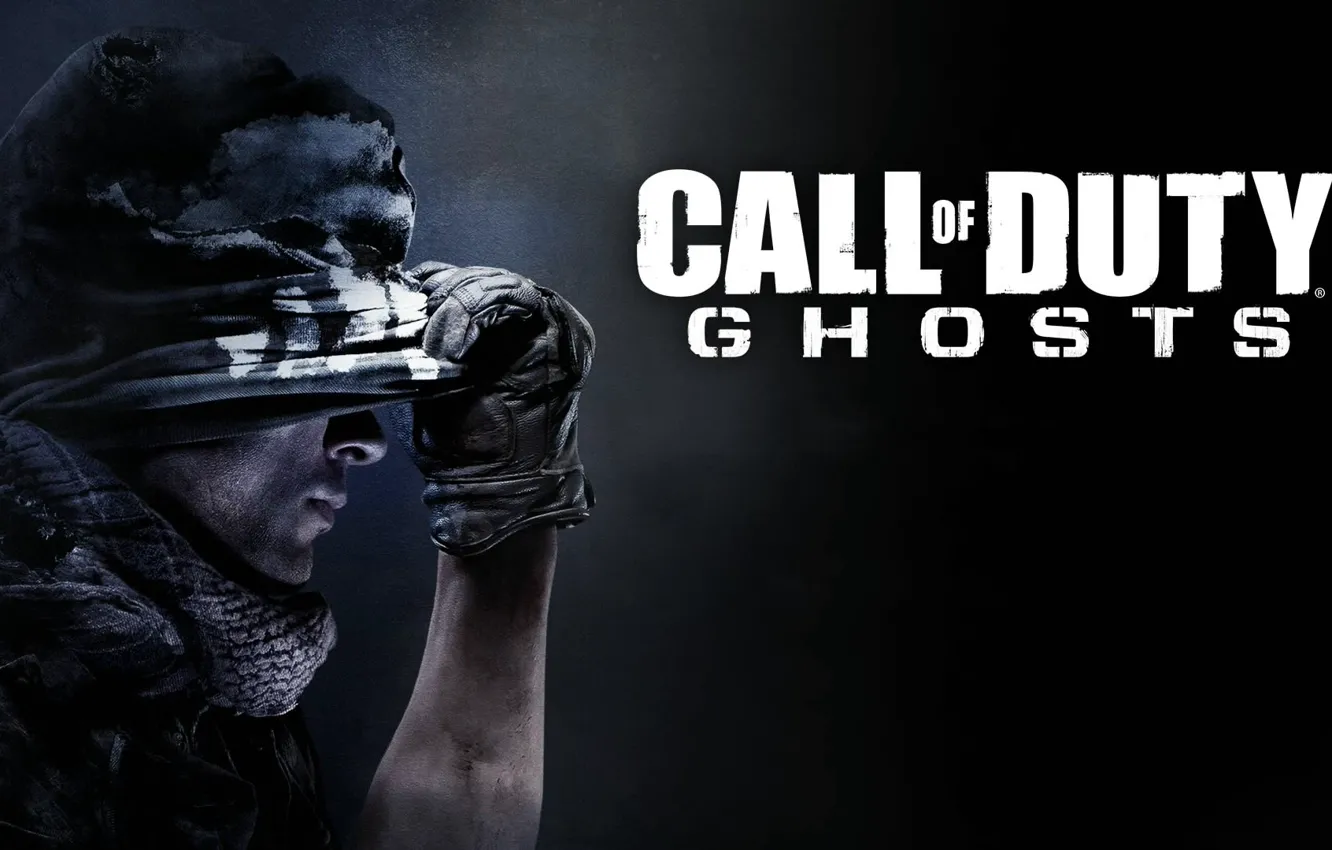 Фото обои лого, logo, призраки, Call Of Duty, Ghosts