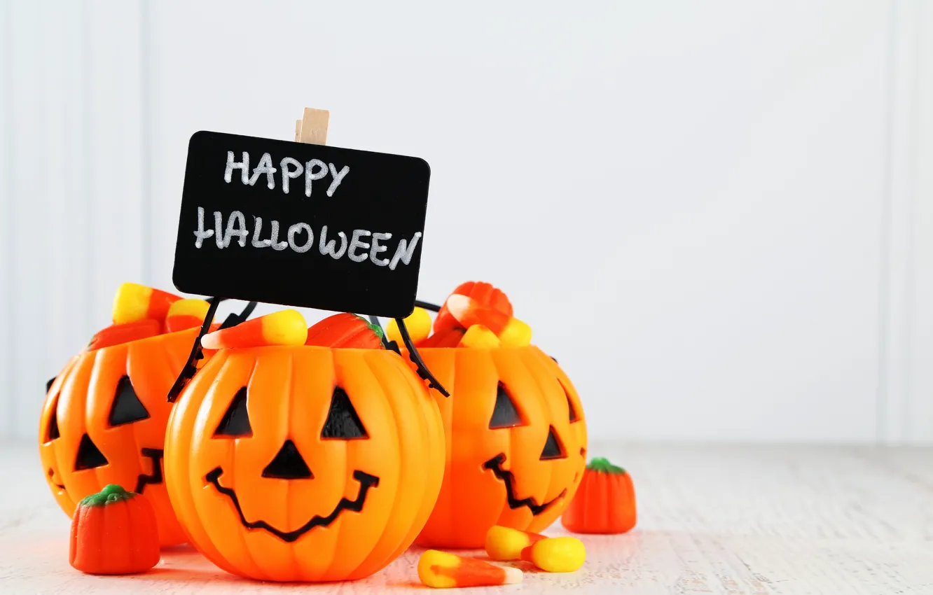 Фото обои сладости, Halloween, тыква, Хэллоуин, smile, holiday, sweets, pumpkin