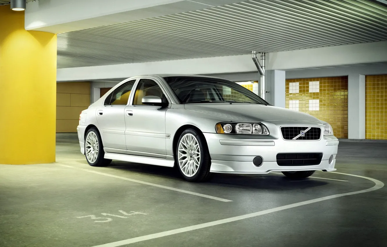 Фото обои Volvo, седан, паркинг, S60, пятиместный, P2 platform, 2.5T, first generation