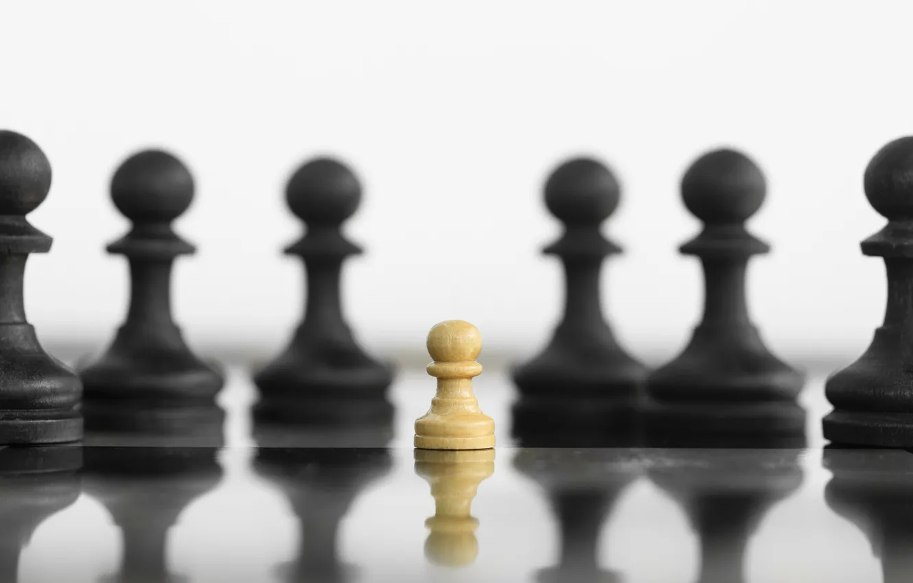 Фото обои wood, chess, pawn, GREATNESS