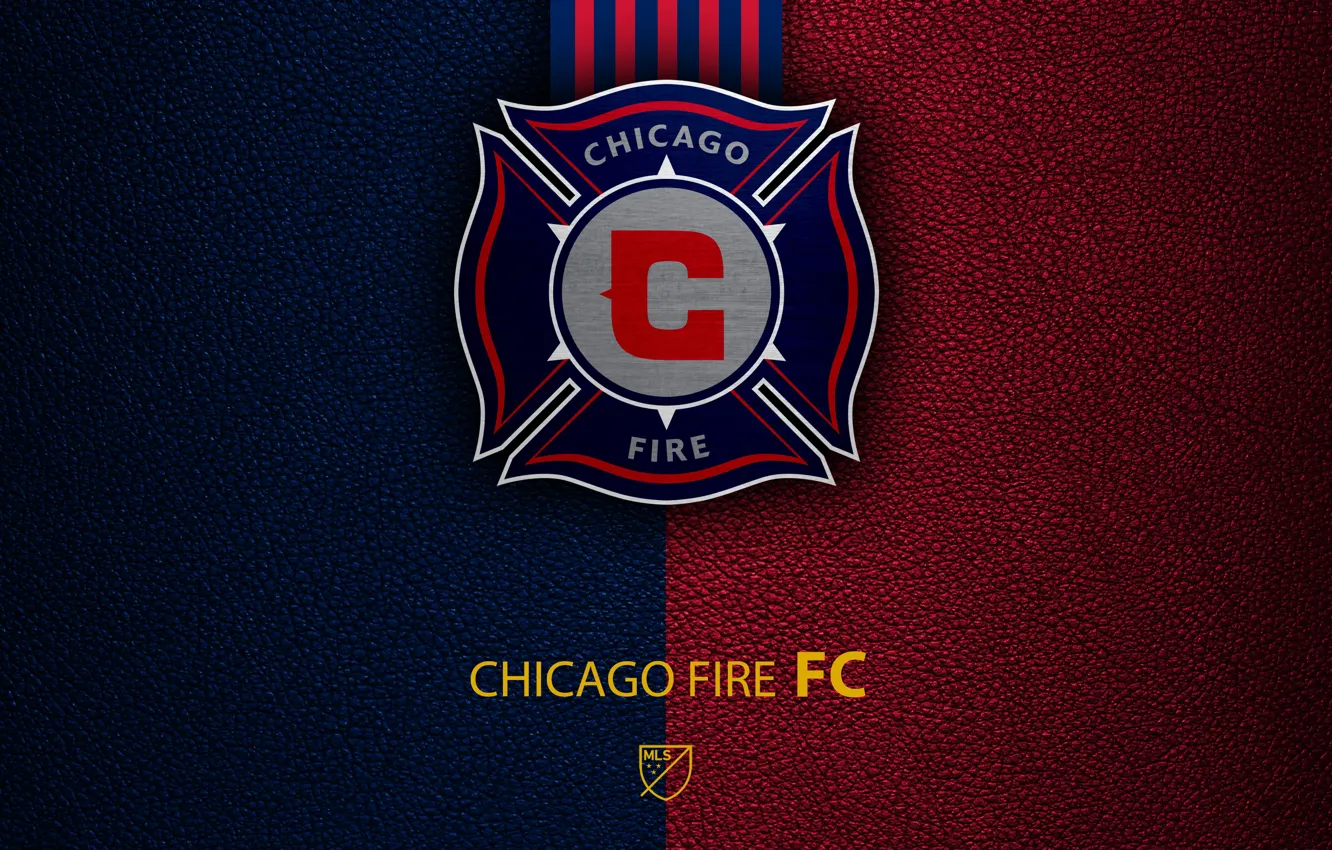 Фото обои wallpaper, sport, logo, football, MLS, Chicago Fire