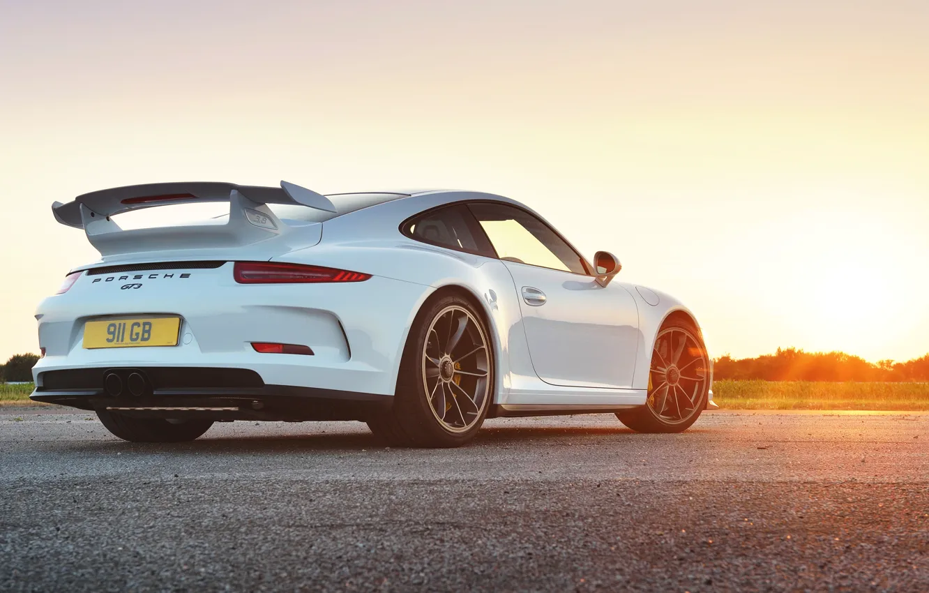 Фото обои 911, Porsche, порше, GT3, UK-spec, 991, 2014