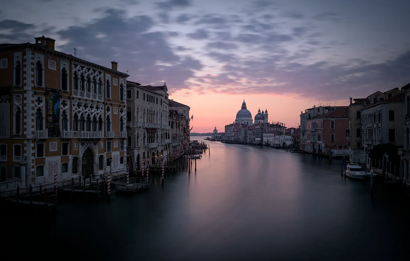 Фото обои утро, Италия, Венеция