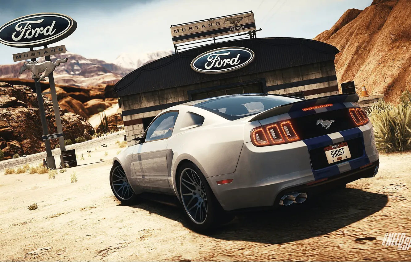 Фото обои Mustang, Ford, Need for Speed, nfs, 2013, Rivals, 2015, NFSR