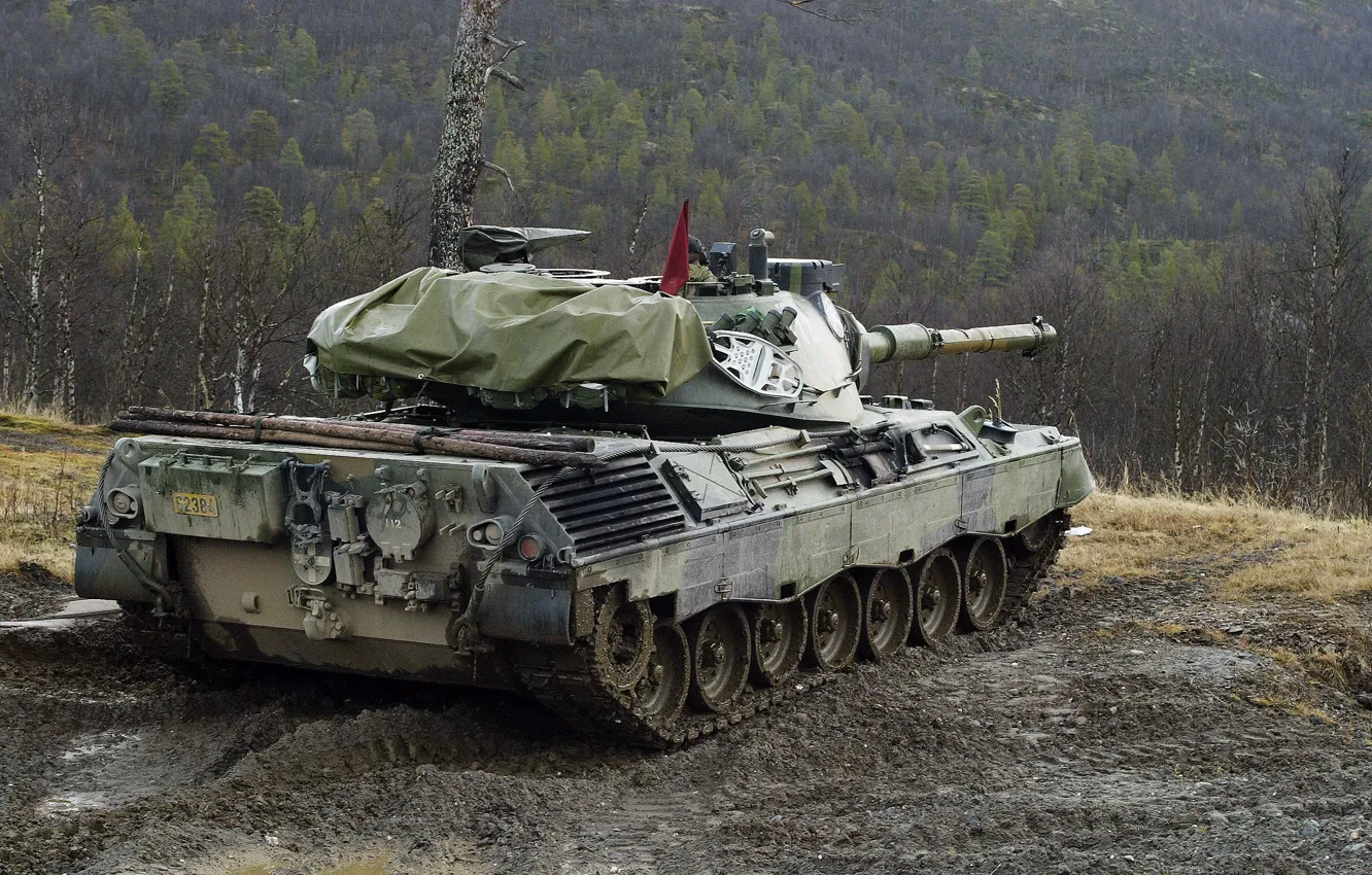 Фото обои Норвегия, танк, бронетехника, Leopard 1