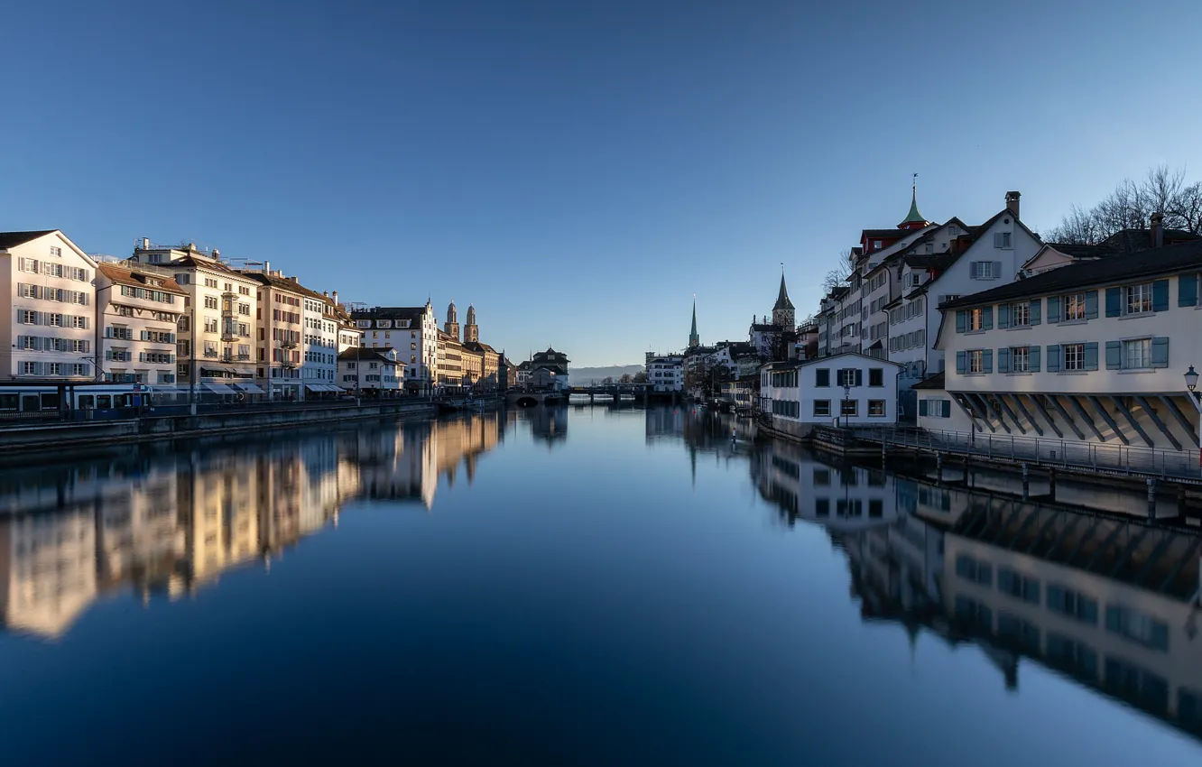 Фото обои Швейцария, Switzerland, Цюрих