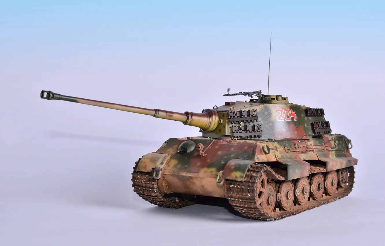 Фото обои игрушка, танк, моделька, King Tiger, тяжёлый, Королевский Тигр, Sd.Kfz.182