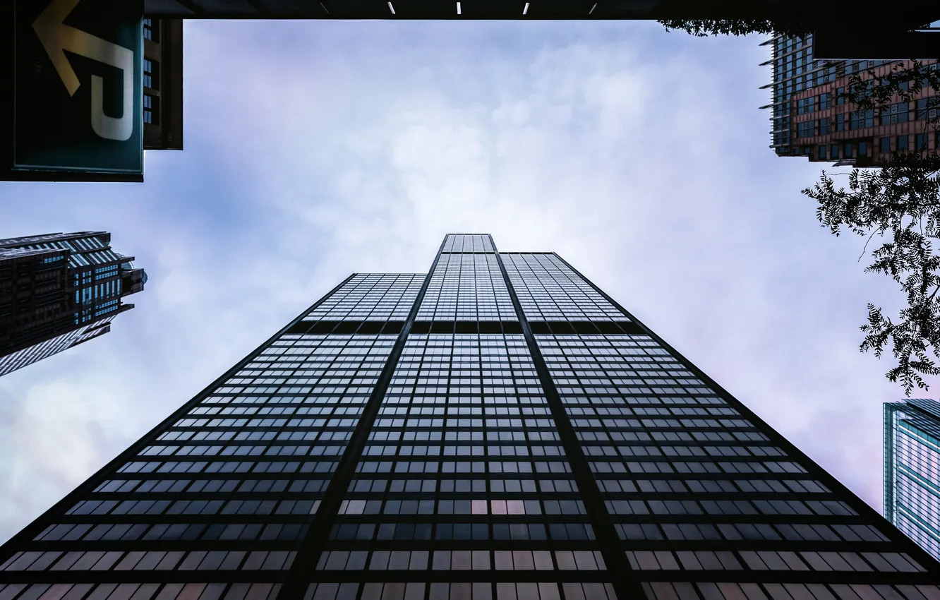 Фото обои Chicago, Illinois, America, Willis Tower