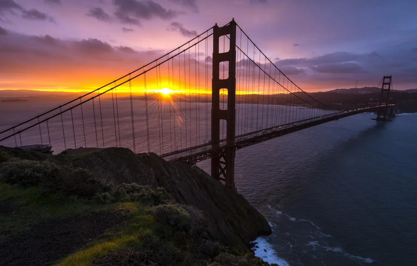 Фото обои United States, California, Golden Gate, Sausalito