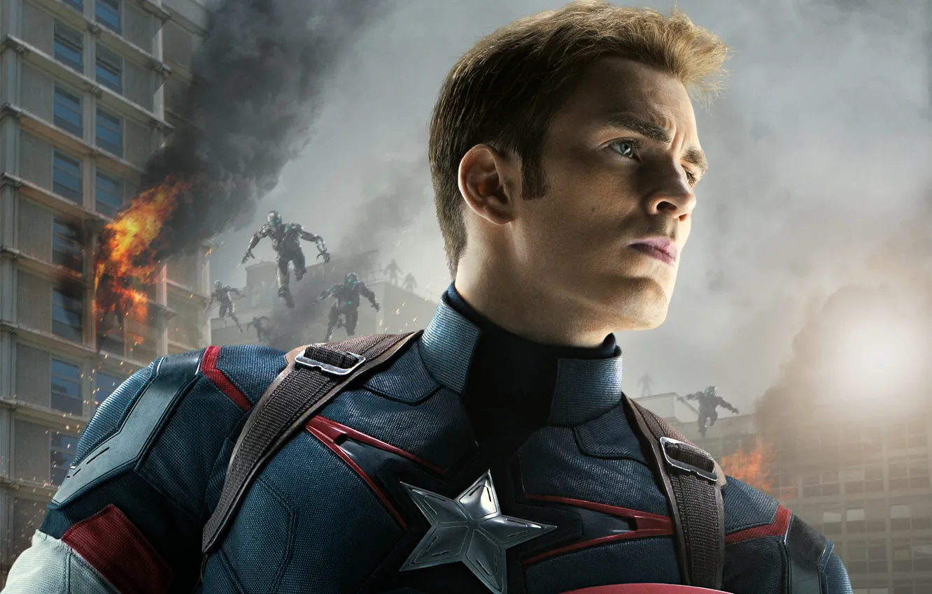 Фото обои фантастика, костюм, супергерой, комикс, Captain America, Крис Эванс, Chris Evans, Steve Rogers