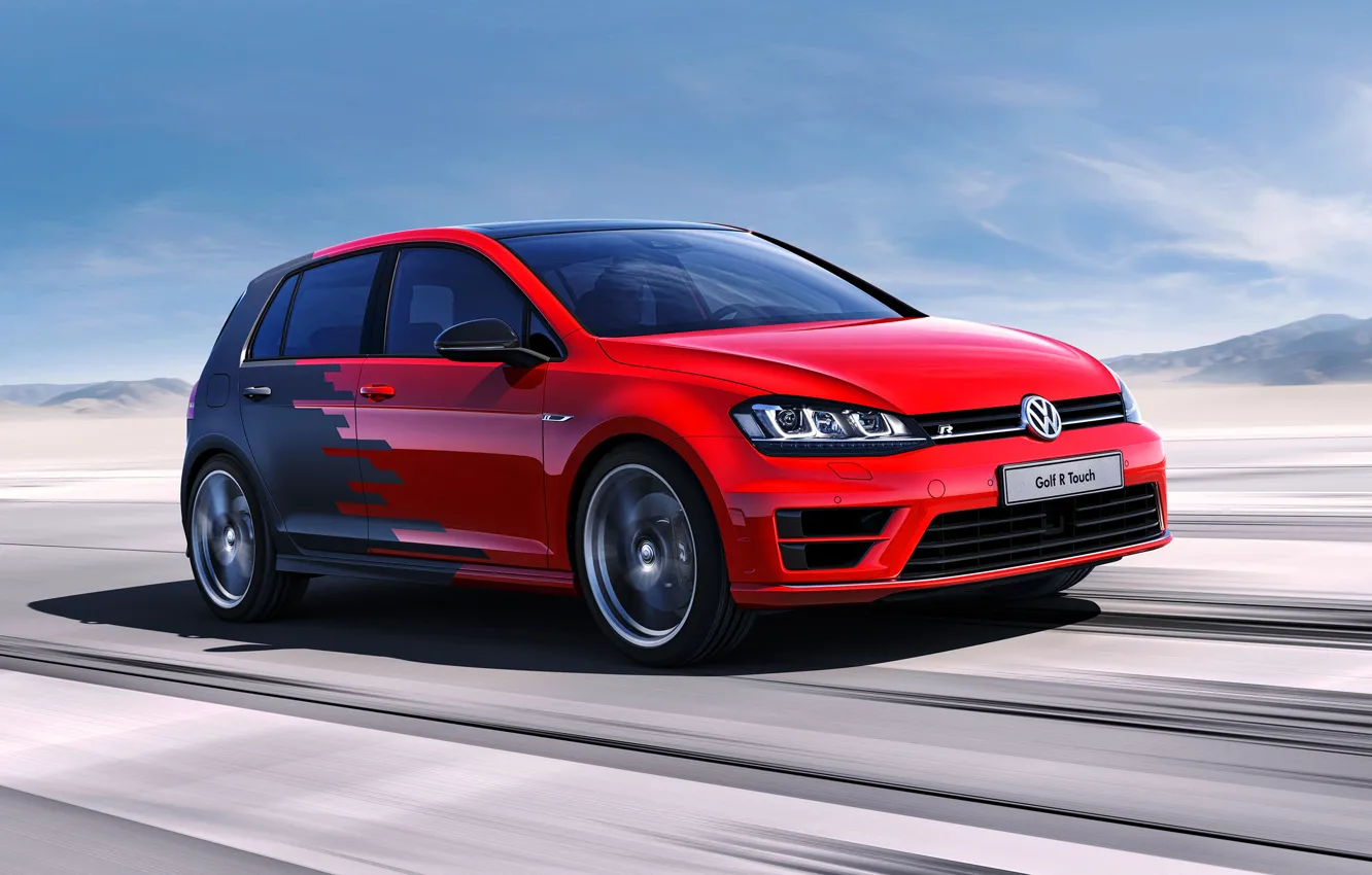 Фото обои Concept, Volkswagen, гольф, фольксваген, Golf R