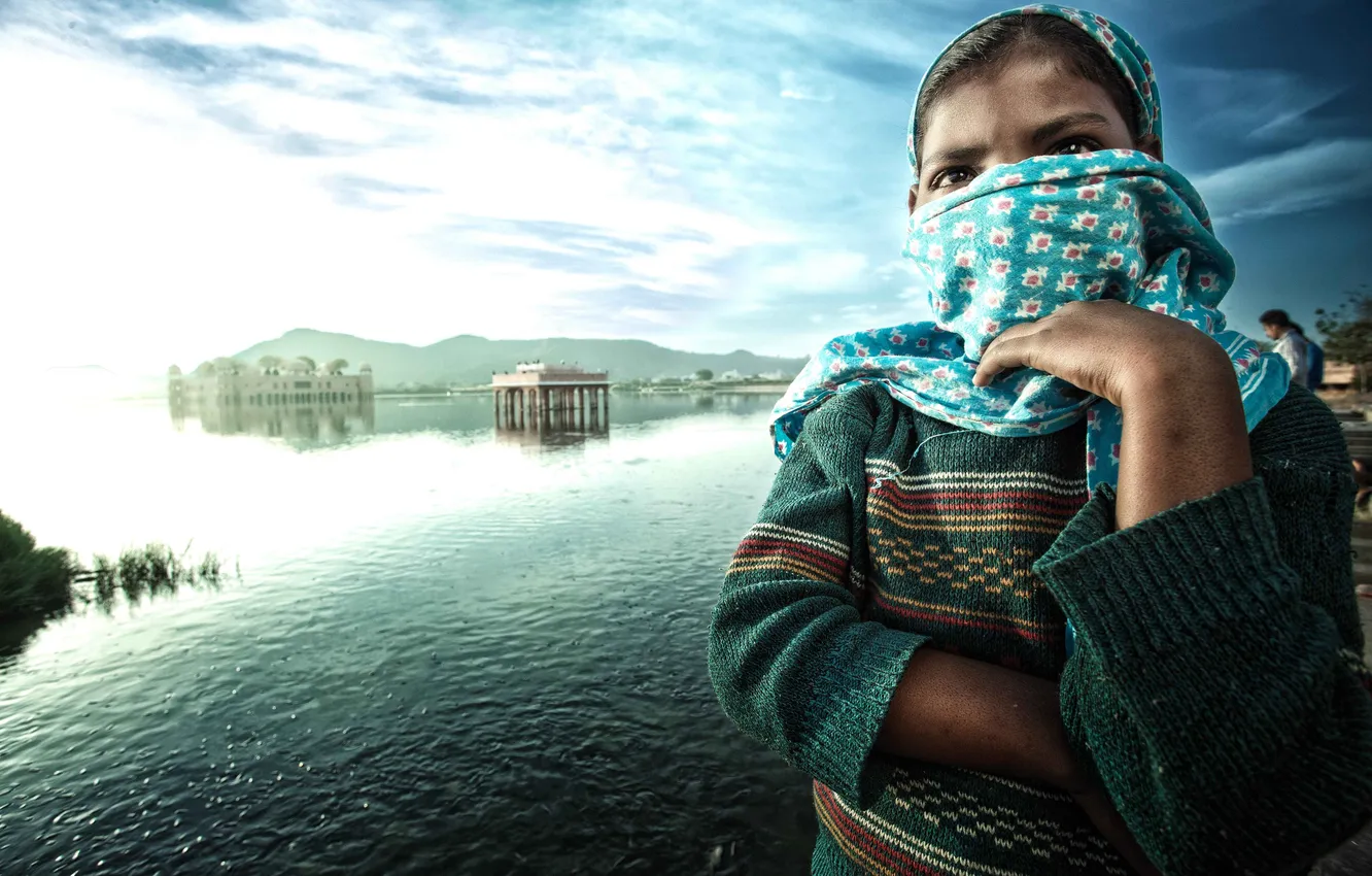 Фото обои girl, woman, man, asian