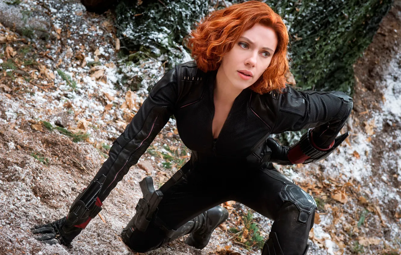 Фото обои Scarlett Johansson, Black Widow, Natasha Romanoff, Avengers:Age of Ultron, Мстители:Эра Альтрона