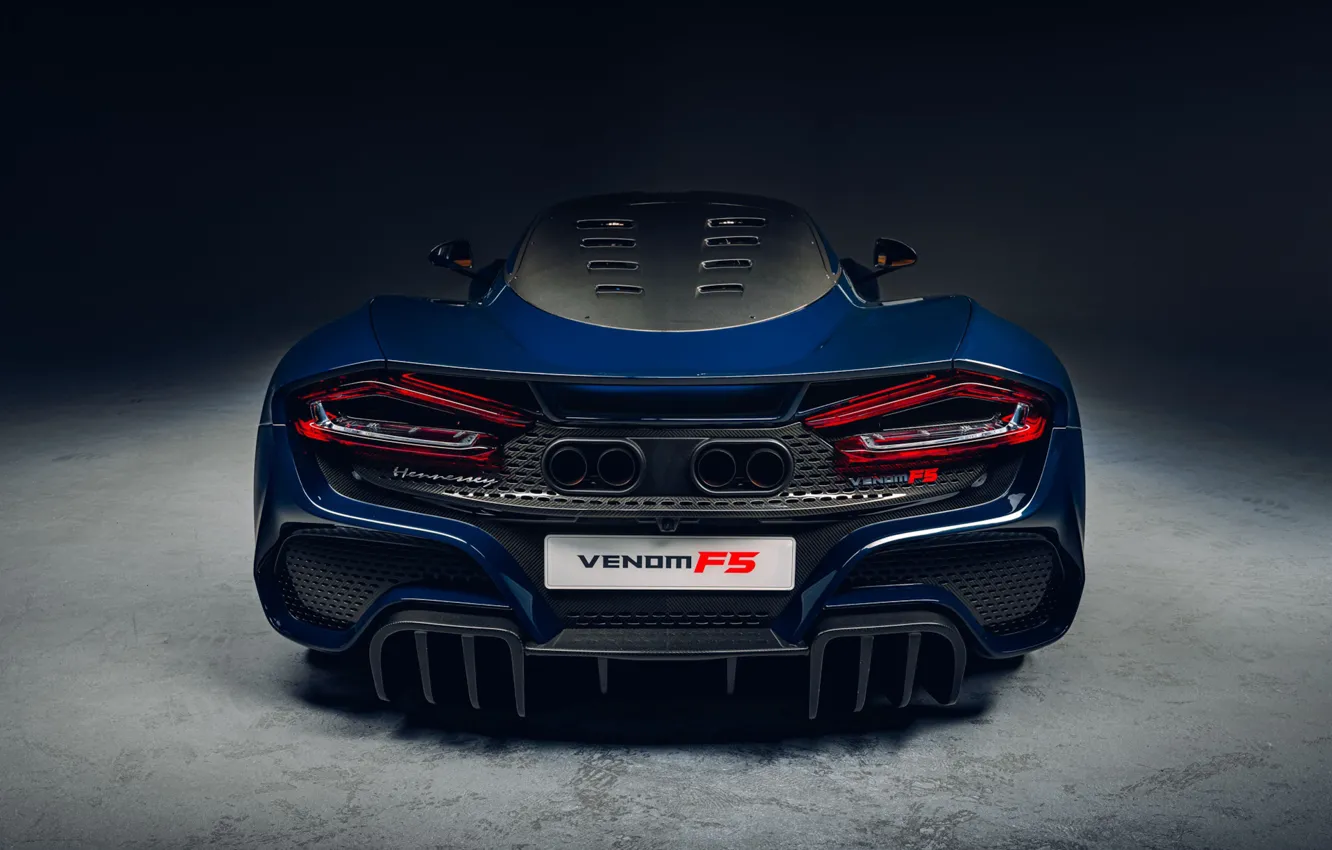 Фото обои вид сзади, Hennessey, Venom, Hennessey Venom F5