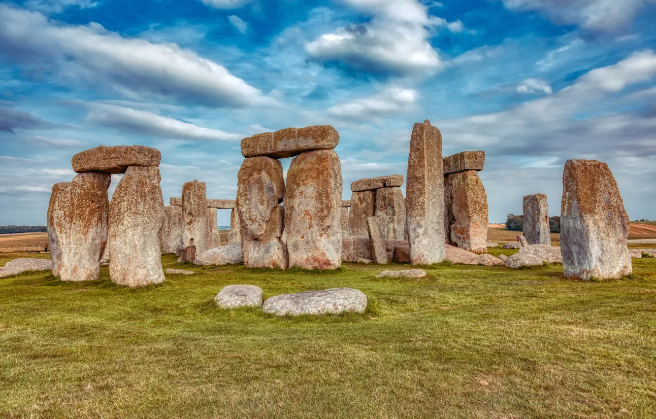 Фото обои камни, Англия, Стоунхендж, мегалиты