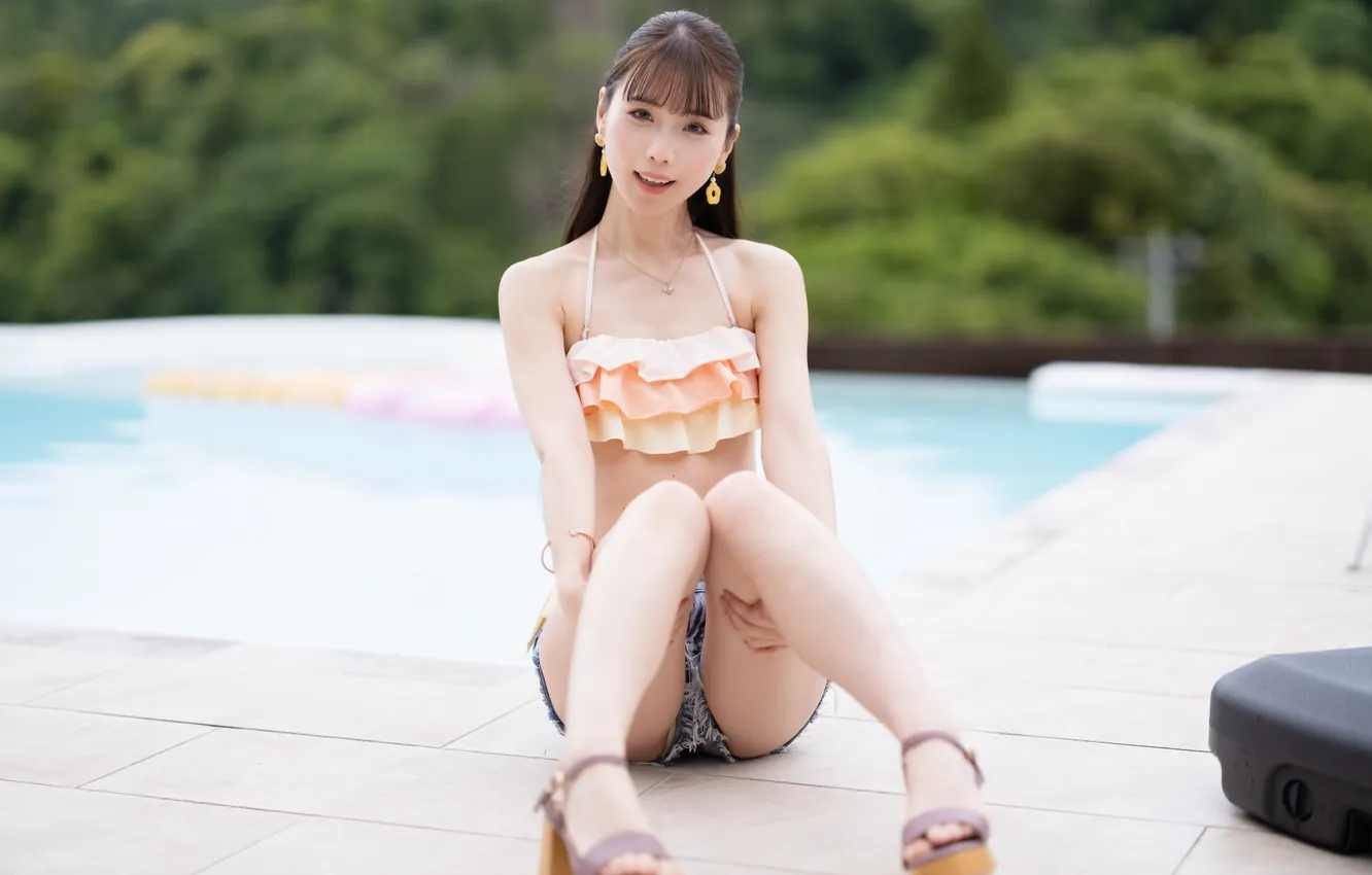 Фото обои wallpaper, girl, sexy, woman, model, china, asian, cute