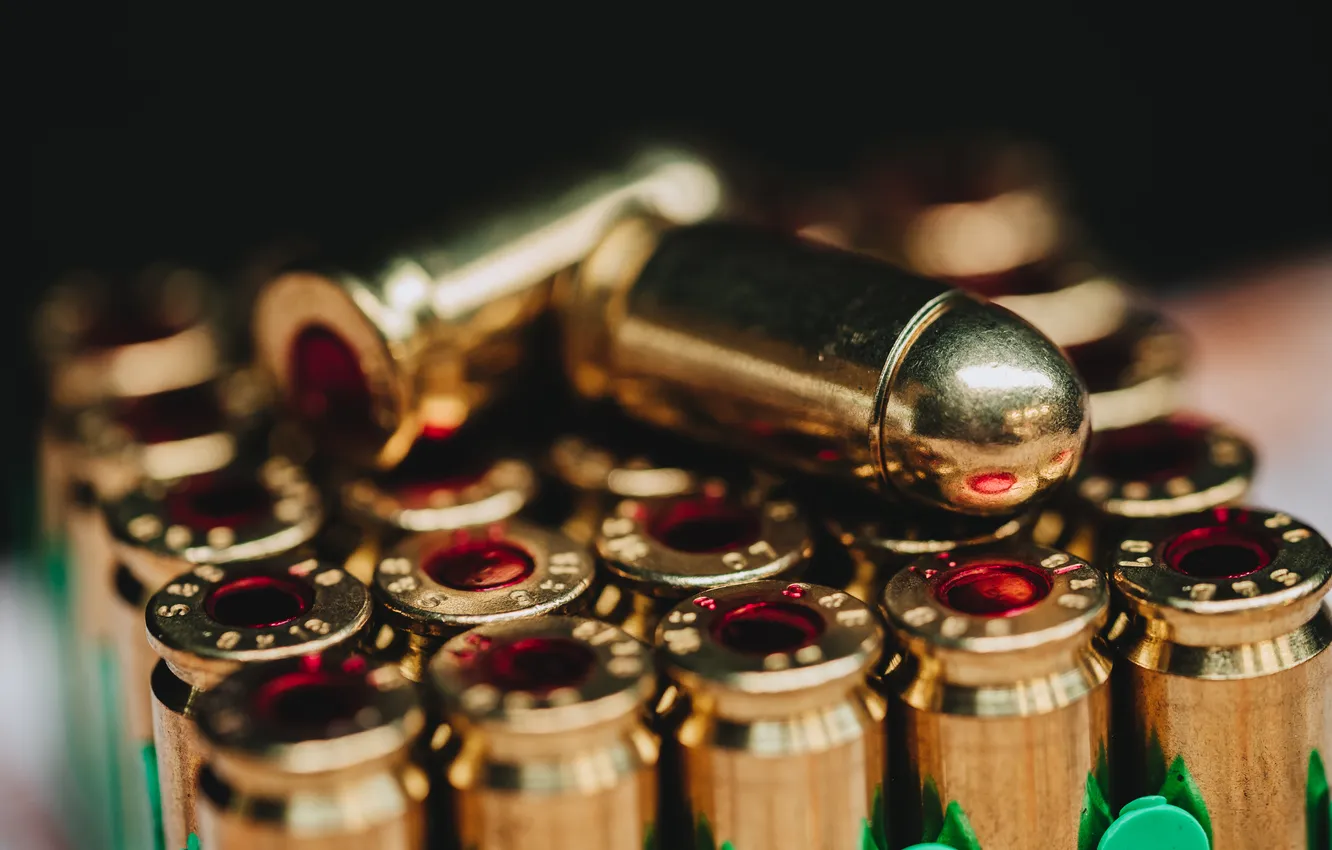 Фото обои metal, bullets, ammunition