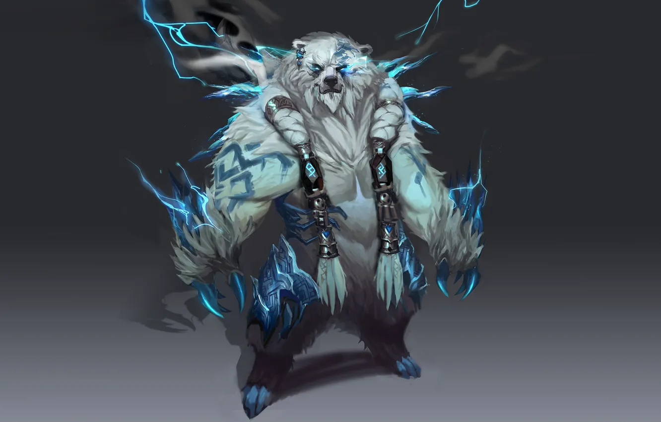 Фото обои зверь, League Of Legends, Volibear